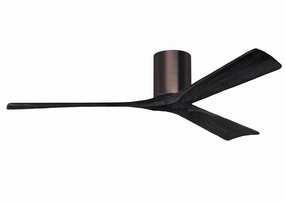 Irene-3H 60"Ceiling Fan Brushed Bronze compact medium fans for desks and counters