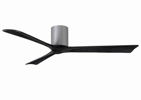 Irene-3H 60"Ceiling Fan Brushed Nickel compact medium fans for desks and counters