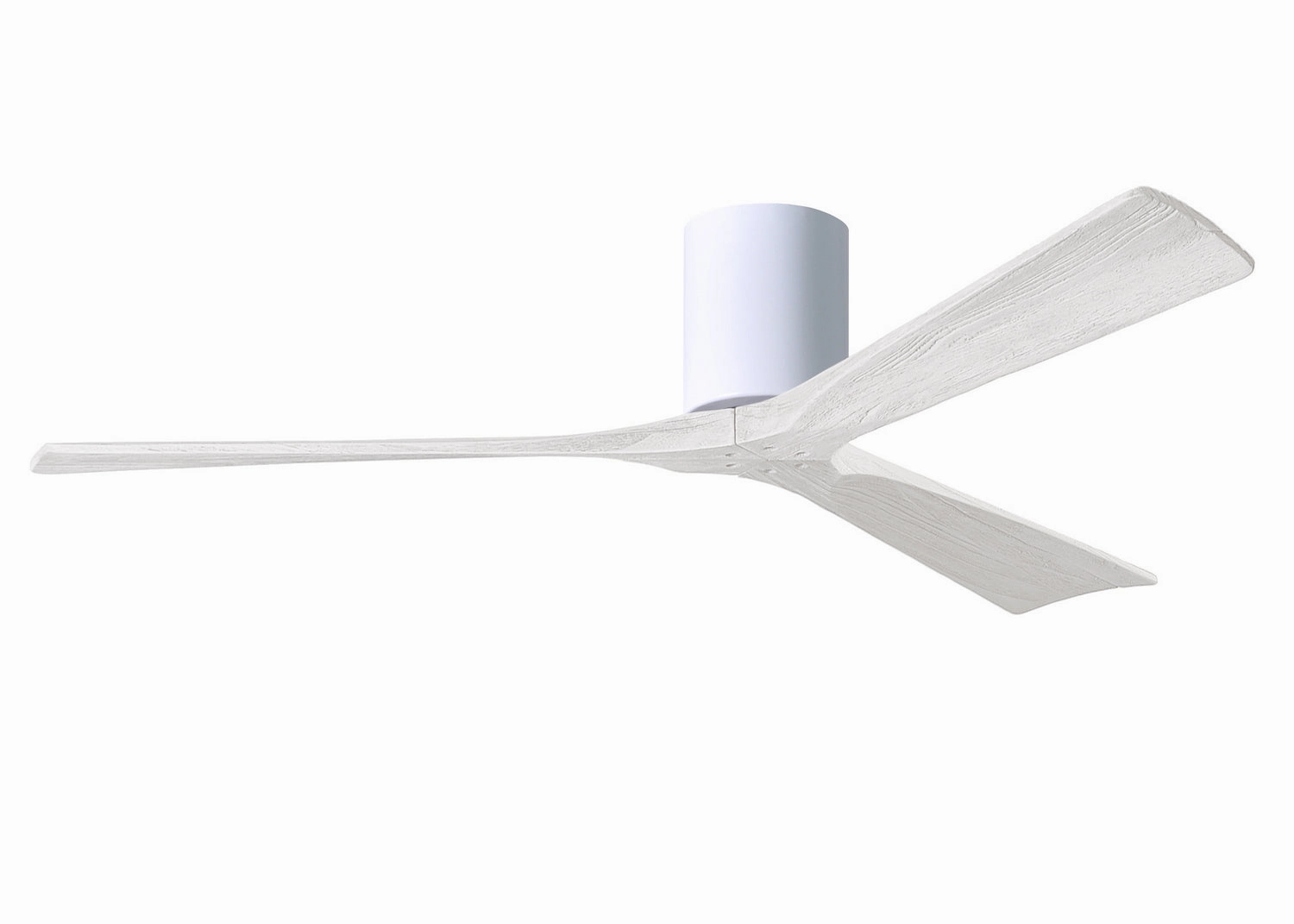 Irene-3H 60"Ceiling Fan Gloss White oscillating medium fans with strong airflow