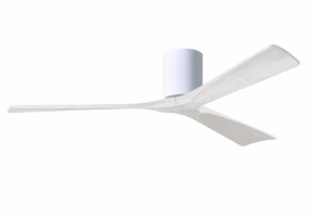 Irene-3H 60"Ceiling Fan Gloss White oscillating medium fans with strong airflow