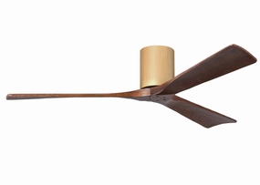 Irene-3H 60"Ceiling Fan Light Maple compact medium fans for desks and counters