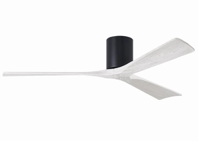 Irene-3H 60"Ceiling Fan Matte Black portable medium fans with handle design