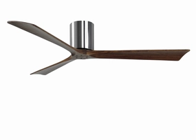 Irene-3H 60"Ceiling Fan Polished Chrome compact medium fans for desks and counters