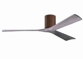 Irene-3H 60"Ceiling Fan Walnut space-saving huggers with modern style