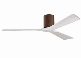 Irene-3H 60"Ceiling Fan Walnut quiet medium fans for living room use