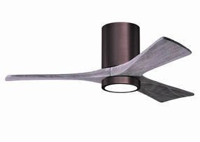 Irene-3HLK 42"Ceiling Fan Brushed Bronze space-saving huggers with modern style