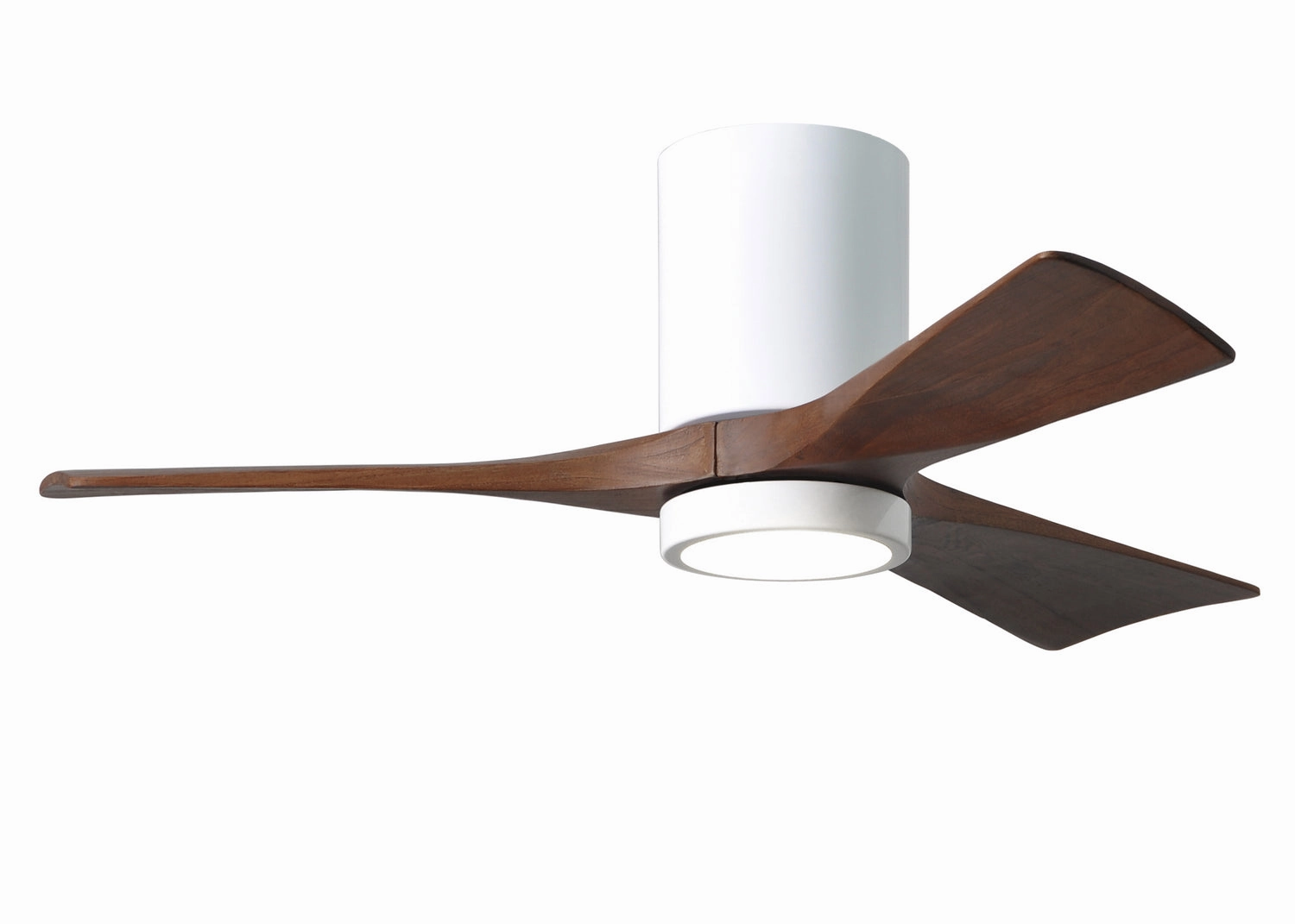 Irene-3HLK 42"Ceiling Fan Gloss White quiet small fans for desk or nightstand
