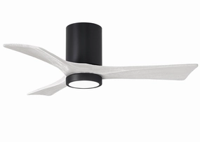Irene-3HLK 42"Ceiling Fan Matte Black quiet small fans for desk or nightstand