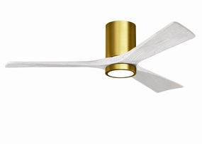 Irene-3HLK 52"Ceiling Fan Brushed Brass portable medium fans with handle design