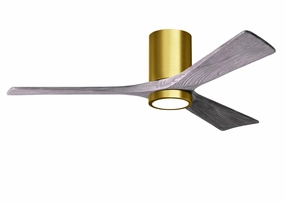 Irene-3HLK 52"Ceiling Fan Brushed Brass quiet medium fans for living room use