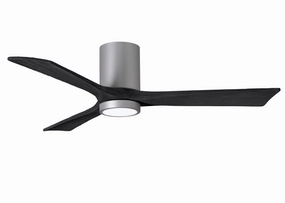 Irene-3HLK 52"Ceiling Fan Brushed Nickel quiet medium fans for living room use