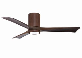 Irene-3HLK 52"Ceiling Fan Walnut Tone energy-efficient medium fans with remote