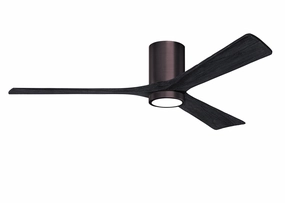 Irene-3HLK 60"Ceiling Fan Brushed Bronze space-saving huggers with modern style