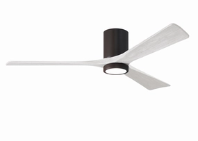 Irene-3HLK 60"Ceiling Fan Textured Bronze hugger fans for rooms with low ceilings