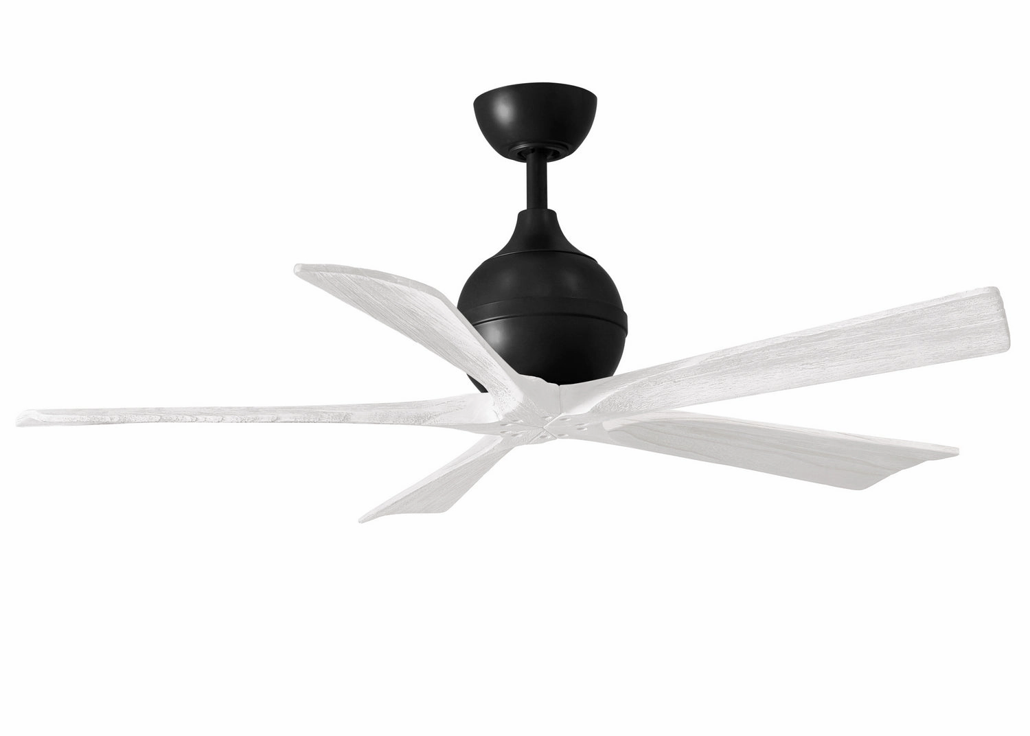 Irene-5 52"Ceiling Fan Matte Black versatile medium fans for any space