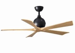Irene-5 52"Ceiling Fan Matte Black medium electric fans for multi-room use
