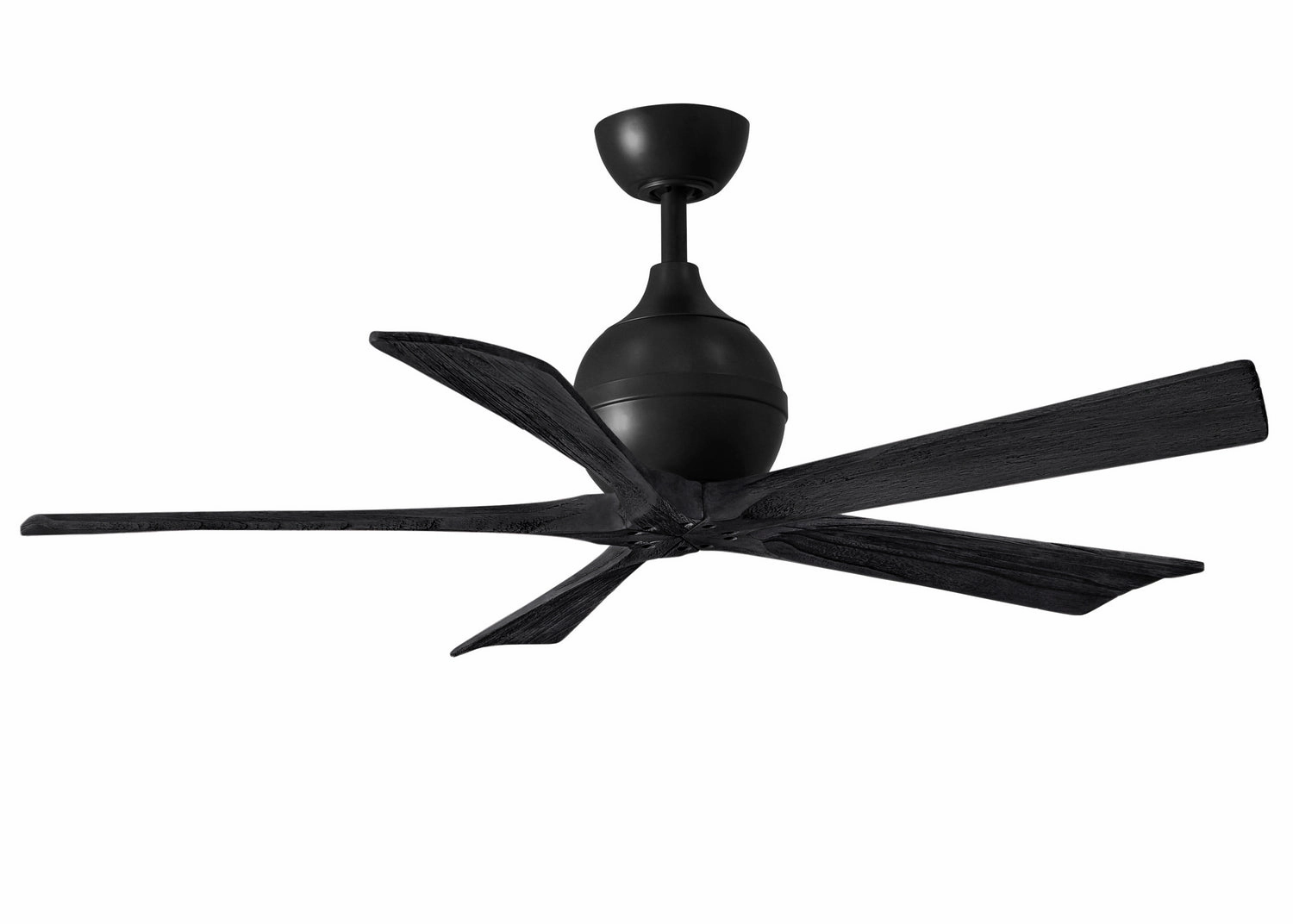 Irene-5 52"Ceiling Fan Matte Black medium electric fans for multi-room use