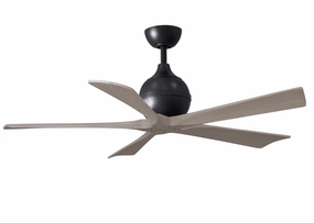 Irene-5 52"Ceiling Fan Matte Black versatile medium fans for any space