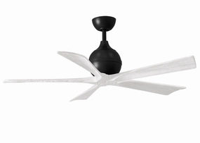 Irene-5 52"Ceiling Fan Matte Black versatile medium fans for any space