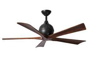 Irene-5 52"Ceiling Fan Matte Black versatile medium fans for any space