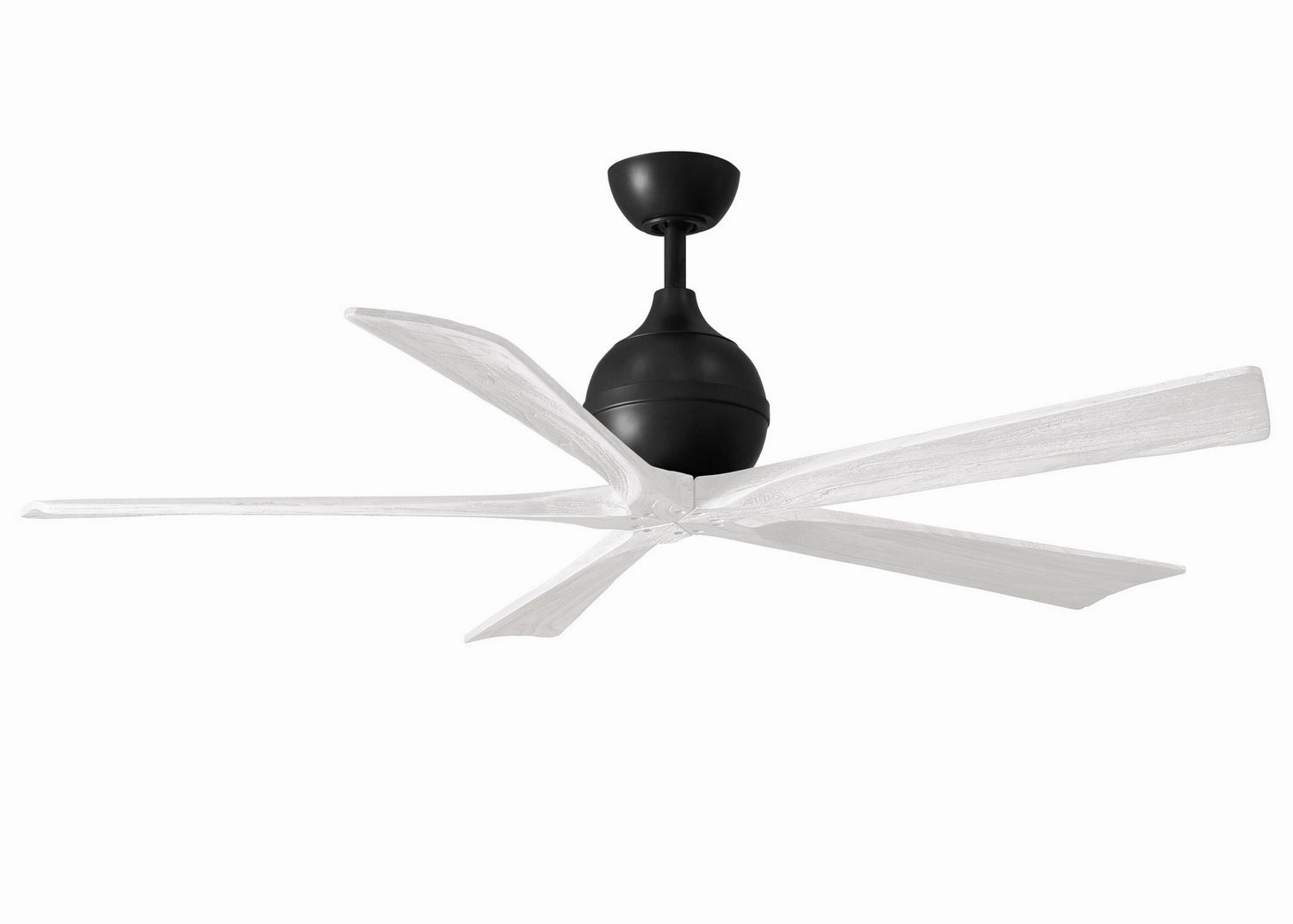Irene-5 60"Ceiling Fan Matte Black medium electric fans for multi-room use