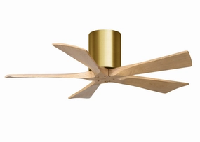 Irene-5H 42"Ceiling Fan Brushed Brass ifan smart fans for connected homes
