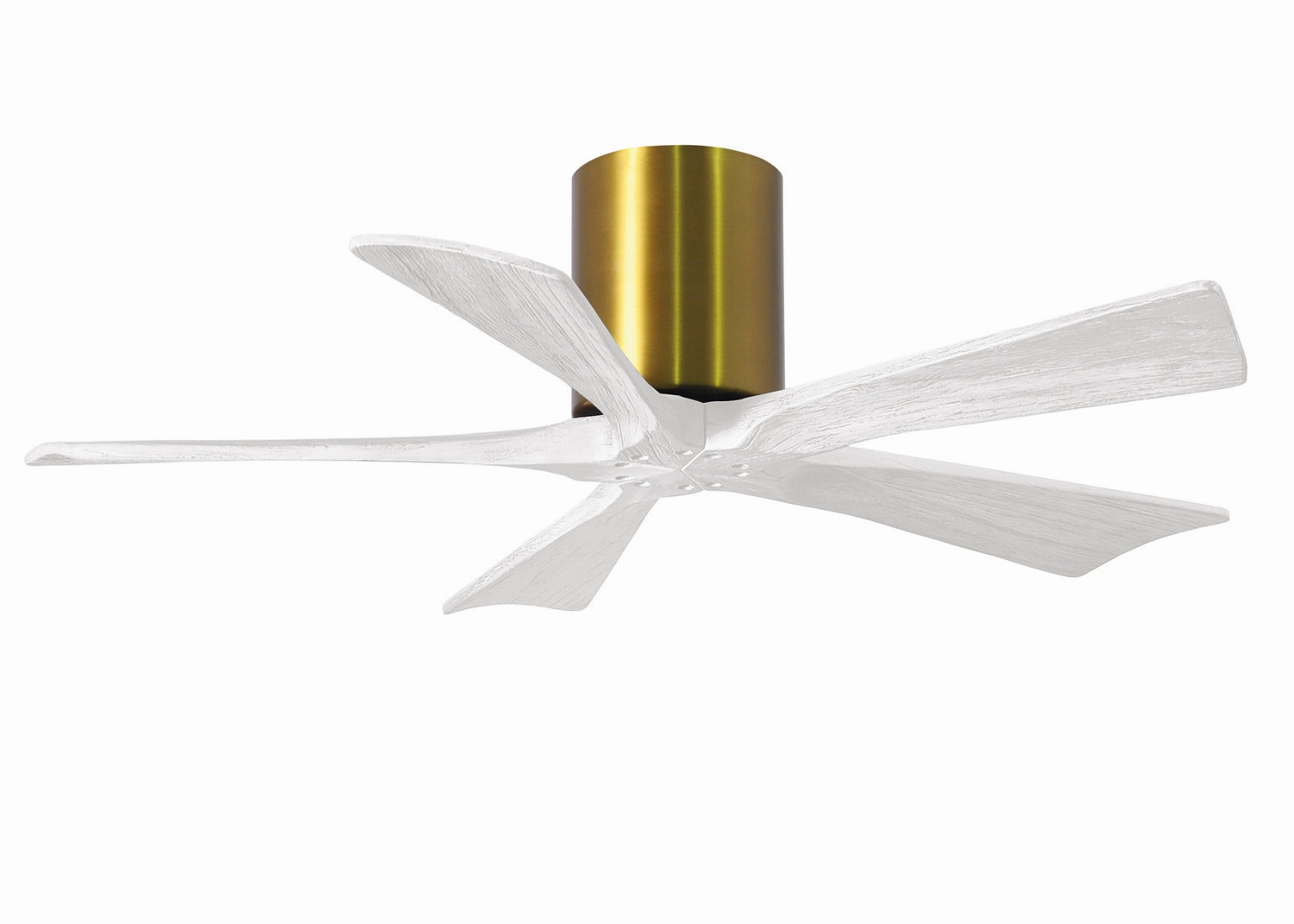 Irene-5H 42"Ceiling Fan Brushed Brass quiet small fans for desk or nightstand