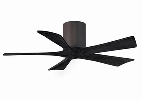 Irene-5H 42"Ceiling Fan Textured Bronze quiet small fans for desk or nightstand