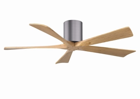 Irene-5H 52"Ceiling Fan Brushed Pewter compact medium fans for desks and counters