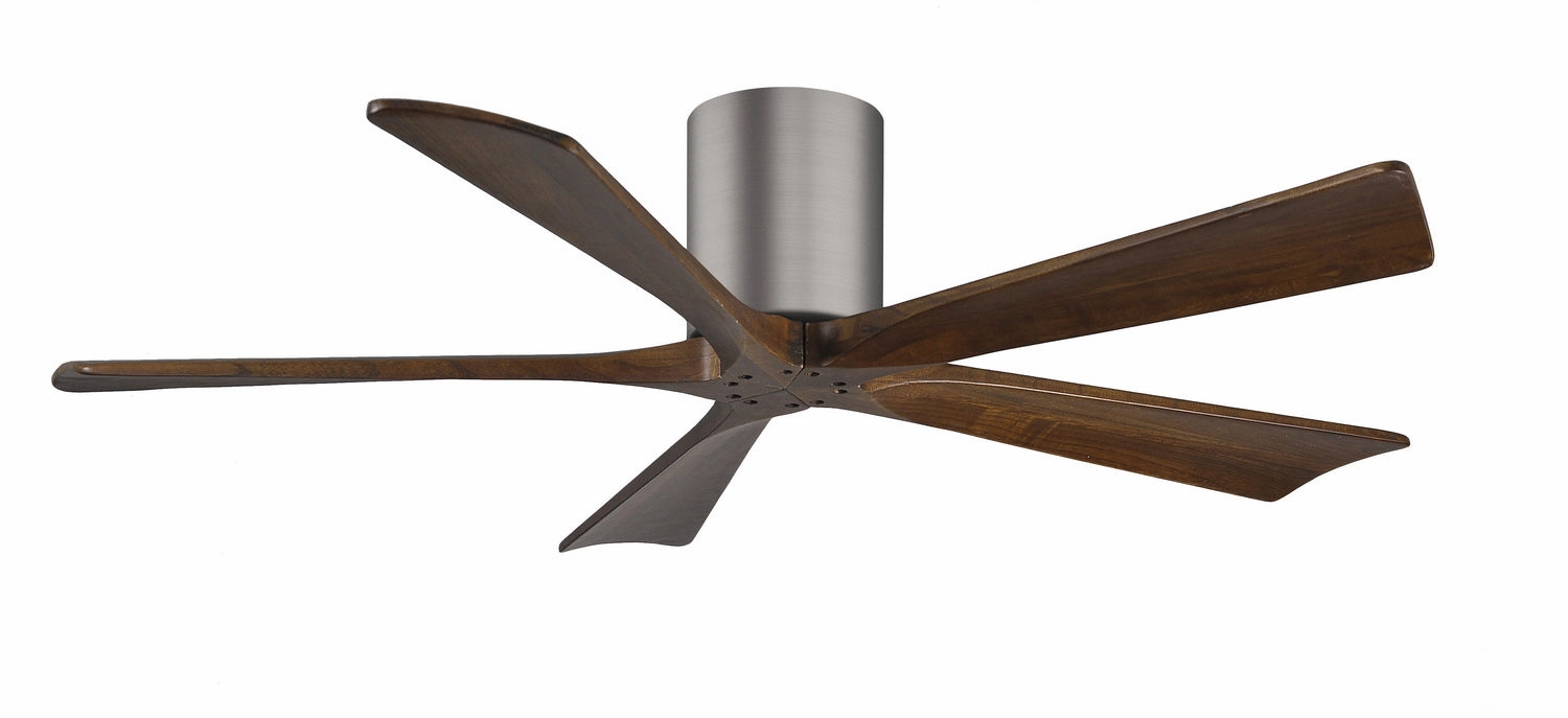 Irene-5H 52"Ceiling Fan Brushed Pewter space-saving huggers with modern style