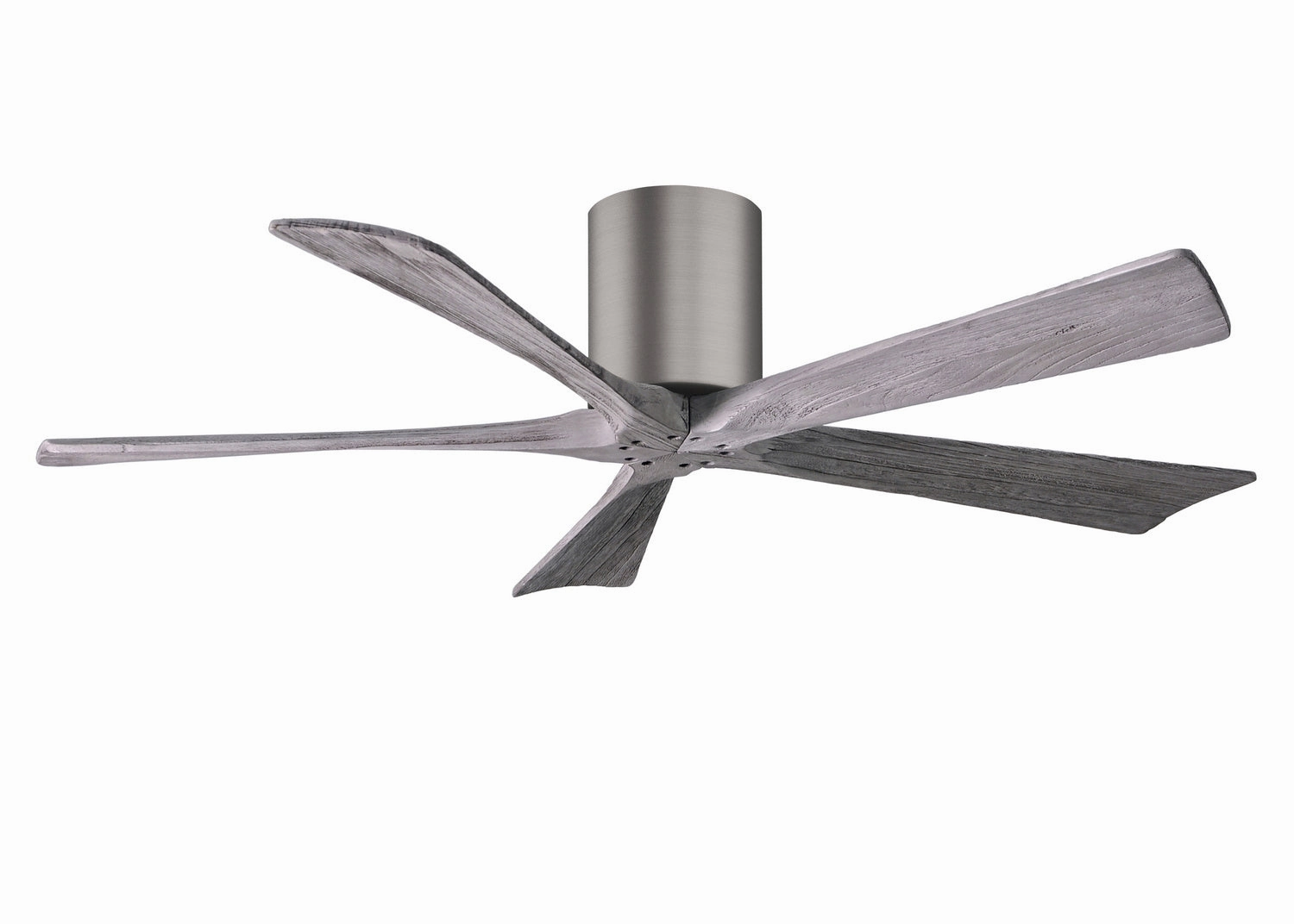 Irene-5H 52"Ceiling Fan Brushed Pewter space-saving huggers with modern style