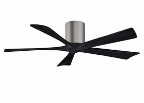 Irene-5H 52"Ceiling Fan Brushed Pewter space-saving huggers with modern style