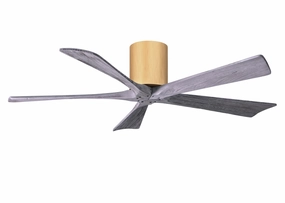 Irene-5H 52"Ceiling Fan Light Maple compact medium fans for desks and counters