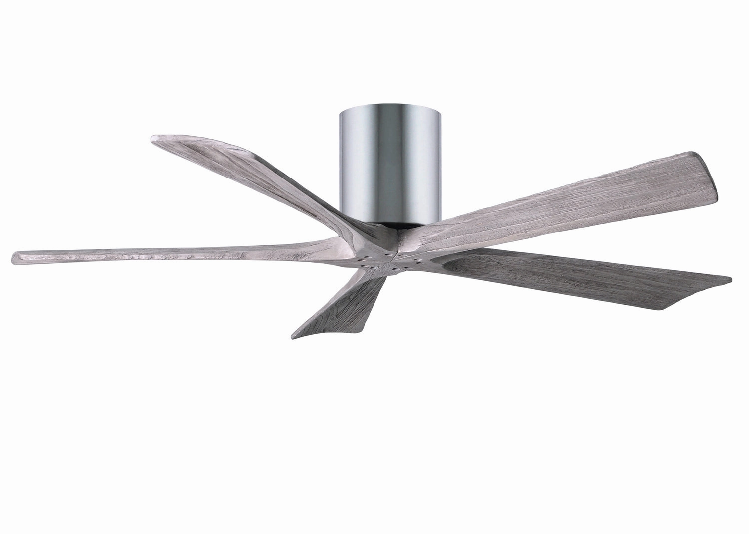 Irene-5H 52"Ceiling Fan Polished Chrome quiet medium fans for living room use