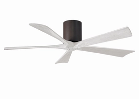 Irene-5H 52"Ceiling Fan Textured Bronze quiet medium fans for living room use