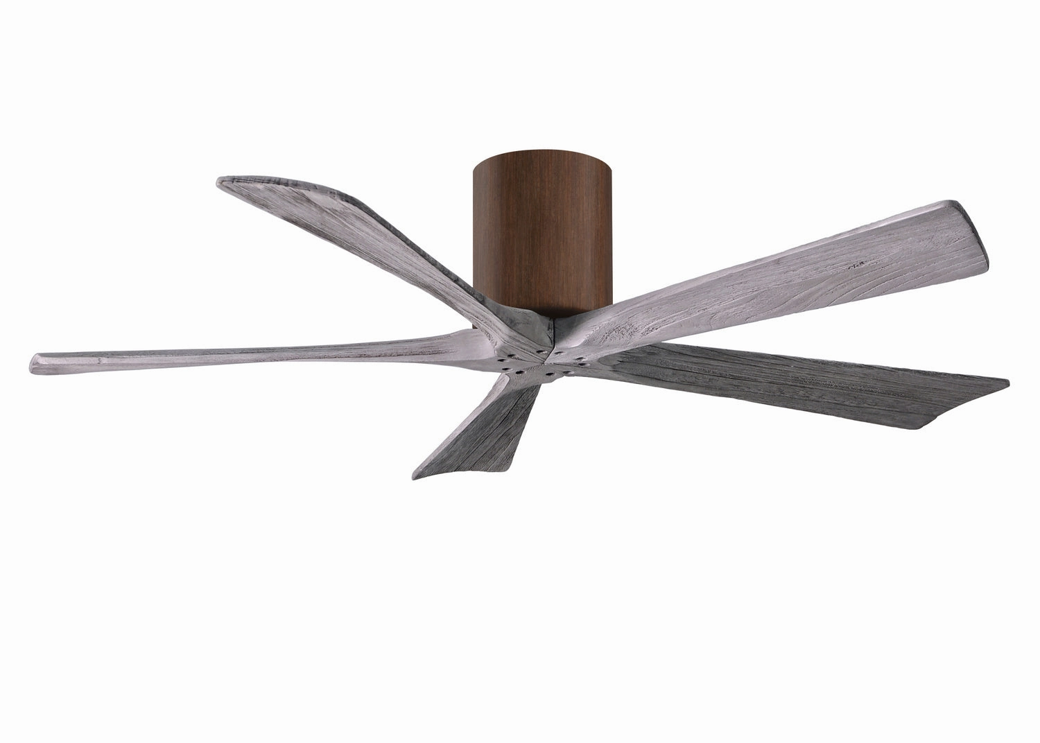 Irene-5H 52"Ceiling Fan Walnut space-saving huggers with modern style