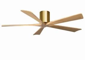 Irene-5H 60"Ceiling Fan Brushed Brass energy-efficient medium fans with remote