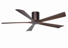 Irene-5H 60"Ceiling Fan Brushed Bronze quiet and compact hugger fans