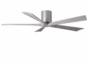 Irene-5H 60"Ceiling Fan Brushed Nickel medium electric fans for multi-room use