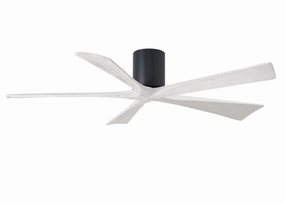 Irene-5H 60"Ceiling Fan Matte Black medium size fans for home ventilation