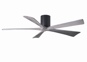 Irene-5H 60"Ceiling Fan Matte Black medium size fans for home ventilation
