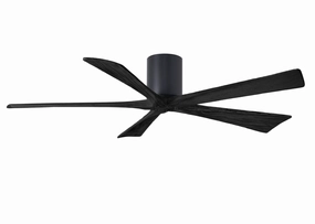 Irene-5H 60"Ceiling Fan Matte Black home cooling fans in medium size