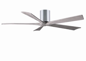 Irene-5H 60"Ceiling Fan Polished Chrome medium size fans for home ventilation