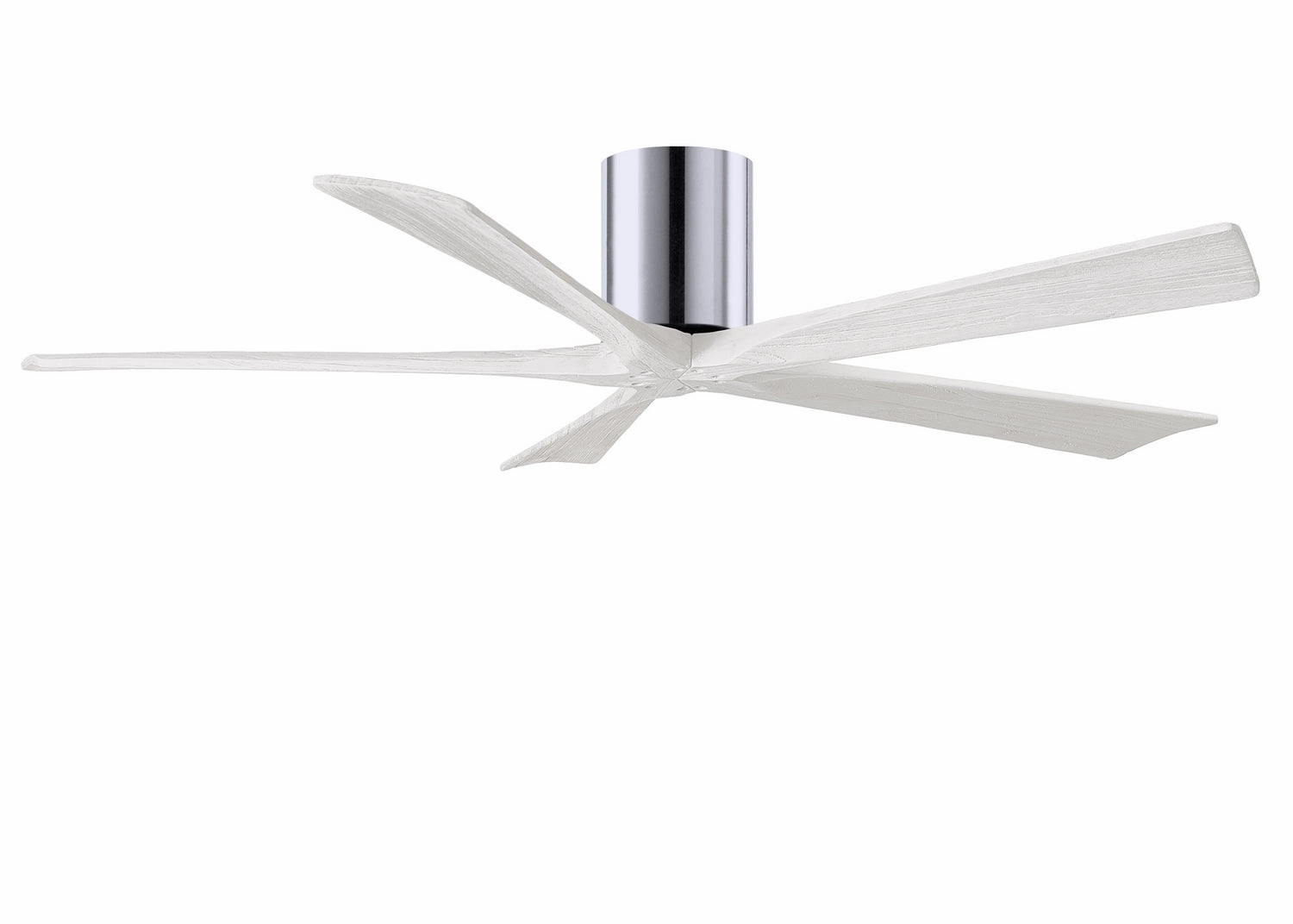 Irene-5H 60"Ceiling Fan Polished Chrome compact medium fans for desks and counters