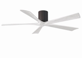Irene-5H 60"Ceiling Fan Textured Bronze quiet and compact hugger fans