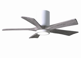 Irene-5HLK 42"Ceiling Fan Gloss White quiet small fans for desk or nightstand