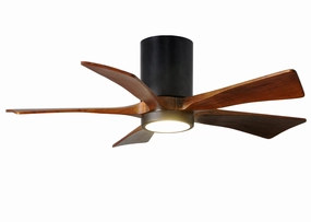 Irene-5HLK 42"Ceiling Fan Matte Black quiet small fans for desk or nightstand