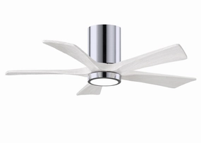 Irene-5HLK 42"Ceiling Fan Polished Chrome quiet small fans for desk or nightstand