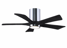 Irene-5HLK 42"Ceiling Fan Polished Chrome quiet small fans for desk or nightstand