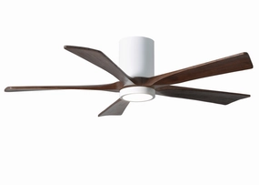 Irene-5HLK 52"Ceiling Fan Gloss White compact medium fans for desks and counters